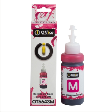 TINTA ALT P/EPSON 100CC EN CAJA C MAGENTA OT6643M CON APLICADOR OT6643M OFFICEINSUMOS.COM